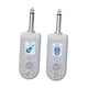 thumbnail image 2 of Transmisor y receptor de guitarra XLR, adaptador profesional de micrófono para bajos, altavoces, instrumentos, micrófono dinámico, pedales de efectos Conjunto blanco A, 2 of 8