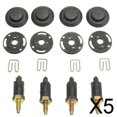 thumbnail image 1 of Colaxi 4-6pack 8Piece 2.0HDI Engine Cover Bolt Bonnet Hood Clip For 5 Pcs, 1 of 8