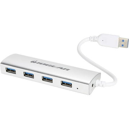 UPC: 0881317513151 | IOGEAR GUH304P Aluminum USB 3.0 4-Port Hub w/PS