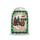thumbnail image 1 of 10 MOQ personalizado Santa Sacks sublimación ornamento en blanco decoración dinosaurio bolsa de Navidad con logotipo, 1 of 4