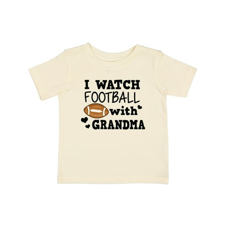 

Inktastic I Watch Football with My Grandma Gift Baby Boy T-Shirt