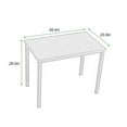 thumbnail image 3 of SOGES 39.4 inches Gaming Desk Writing Desk Workstation Office Desk, Teak & White, 3 of 7
