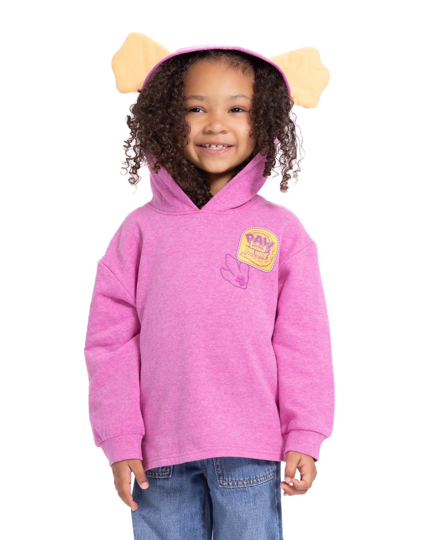 Paw Patrol Movie Toddler Girls' Cosplay Graphic Hoodie with Long Sleeves, Sizes 12M-5T