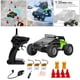 thumbnail image 1 of 1:32 RC coche, coche recargable a telemando, vehículo eléctrico 2WD de con controlador de Radio de 2,4 GHz, coche de juguete para - 3 baterías 3 pilas, 1 of 8