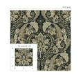 thumbnail image 7 of Harry & Grace Deep Sea Thornton Vintage Damask Peel and Stick Wallpaper - 20.5 in. W x 18 ft. L Roll, 7 of 7