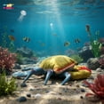 thumbnail image 6 of PuffPurrs Swimming Crab Plush - Lifelike 17in Portunidae Sea Crab Toy, Realistic Crustacean Plush Gift, 6 of 9