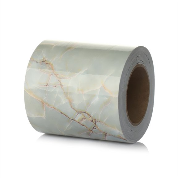 1PC Self-adhesive Wood Grain Waist Line Wallpaper Waterproof PVC Wall Border Baseboard Stickers Vinyl Decals Home Decor Decal