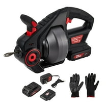 Yeshouse 25FT Electric Plumbing Snake, Professional Drain Auger for Toilet, Sink & Sewer Clogs