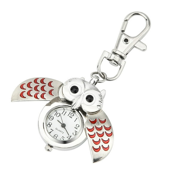 Jewelry VerPetridure Gorgeous Owl Watch Clip Pocket Keychain