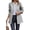 Light Gray, variant on NAYTOAO Women Stand Collar Open Front Long Sleeve Lined Wool Blend Coat Casual Outerwear