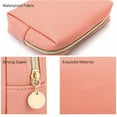 thumbnail image 2 of PU Leather Makeup Bag, Portable Travel Cosmetic Pouch and Toiletry Organizer for Purse and Daily Beauty Storage, TIKA, 2 of 6