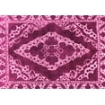 thumbnail image 1 of Ahgly Company Indoor Rectangle Abstract Pink Modern Area Rugs, 2' x 5', 1 of 4