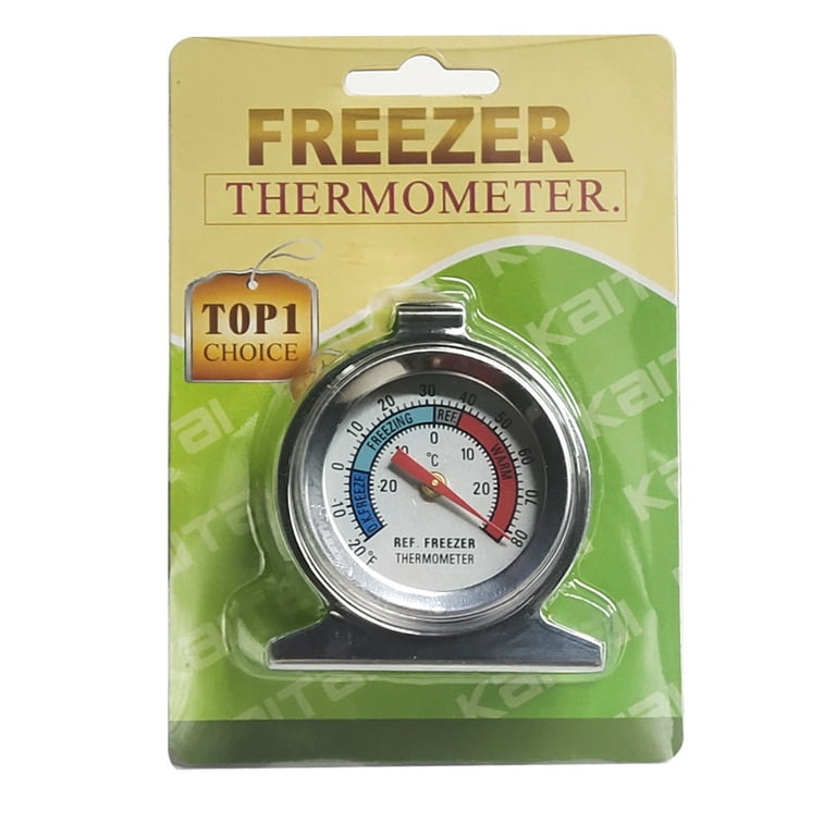 3 Pack Refrigerator Thermometer, Fridge Thermometer Stainless
