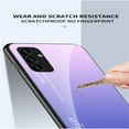 thumbnail image 6 of Nalacover Case for Samsung Galaxy A14 5G Gradient Colored Tempered Glass Cover, Micro-Frosted Frame Shockproof Anti-Scratches Lens Protection Folding Case for Samsung Galaxy A14 5G, Purple, 6 of 8
