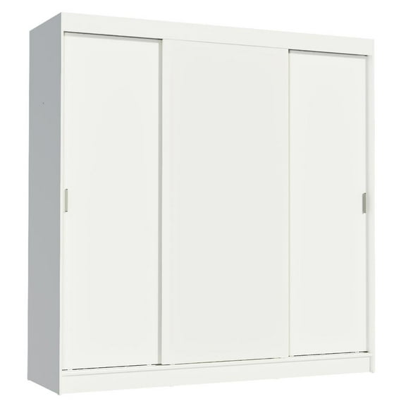 Ropero Closet Madesa Reno 3 Puertas Corredizas 4 Cajones B