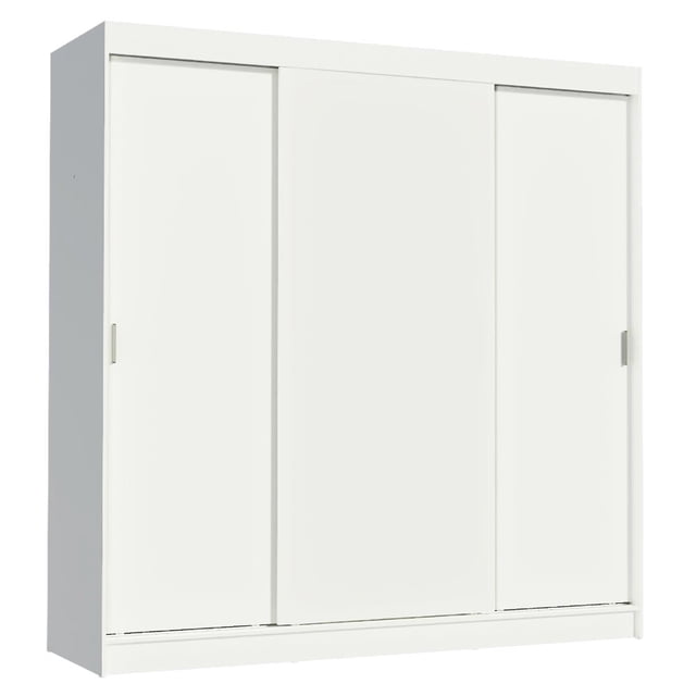 Ropero Closet Madesa Reno 3 Puertas Corredizas 4 Cajones B