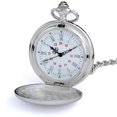 thumbnail image 3 of Mens Pocket Watch Pocket Watch Retro Fashionable Pocket Watch Pocket Watch Men Sliver Pocket Watch, 3 of 3