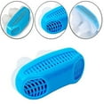 thumbnail image 2 of Sleep Aid Silicone Anti Snoring Device Nasal Dilators Anti Snore Stopper Nose Clip Apnea Guard Easy Breathe Improve Sleeping (blue), 2 of 4