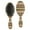 Colorful Christmas Striped, variant on Christmas Tree and House Pattern Hair Brush,Girls Detangling Hair Brush,Glide Through Tangles with Ease for Wet & Dry Hair,8.8"X2.8"