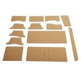 thumbnail image 2 of Oubit Quilting Cutting Templates,13 Pcs Leather Wallet Quilting Template Sewing Templates Ultimate Reliability, 2 of 9