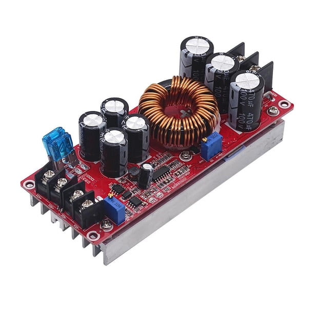 Convertidor de CC de 1200 W, 20 A, módulo de fuente de alimentación de aumento de potencia, entrada de 10-60 V, salida de 12-83 V
