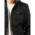 thumbnail image 3 of Ma Croix Mens Quilted Jacket Business Casual Diamond Fleece Lined Padded Winter Jackets, 3 of 7