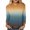Mint Green, variant on Staron Women Vintage Printed Sweaters Round Neck Long Sleeve Casual Soft Lightweight Fall Pullover Tops Army Green L