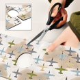 thumbnail image 6 of Yayeee Faucet Mat for Kitchen Sink 14.7" Diatomite Long Splash Guard Pad, Colorful Airplanes Pattern, 6 of 7