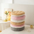 thumbnail image 7 of 15.75 inch Plush Round Chair Cushion Soft Fuzzy Plush Chair Pads Washable Stool Cushion for Indoor Dining Room and Kitchen Chairs, 7 of 7