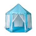 thumbnail image 1 of Play Tent Toynk Blue Hexagon Fantasy Castle Princess Kids, 1 of 7