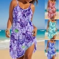 thumbnail image 2 of SCHUHLAND Women's Plus Size Ocean Print Maxi Dress - Sexy Sleeveless Cami Sundress, Loose Fit Beach Vacation Resort Wear, S-5XL, 2 of 26