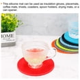 thumbnail image 5 of Unique Bargains Silicone Trivet Mats 2pcs, Round Hot Pan Pads , Heat Resistant Drying Mat for Kitchen Counter Table  Black, 5 of 5