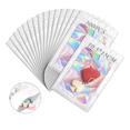 thumbnail image 1 of 300 Bolsas Stand Up Pouch De Plastico Holográficas 10.5*15cm Xtellar blanco, 1 of 3