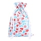 thumbnail image 1 of Bewildely Bolsa de dulces de Navidad con cordón para galletas, aperitivos, bolsa de embalaje, regalo de fiesta impreso de Navidad, decoraciones de Año Kits de decoración para fiestas cien flores Bewildely HA001673-05, 1 of 6
