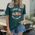 thumbnail image 1 of TINZ T-Shirt Décontracté à Col Rond pour Femmes, Imprimé Lettre, Tendance, Manches Longues, Raglan, Été Mignon, 1 of 3