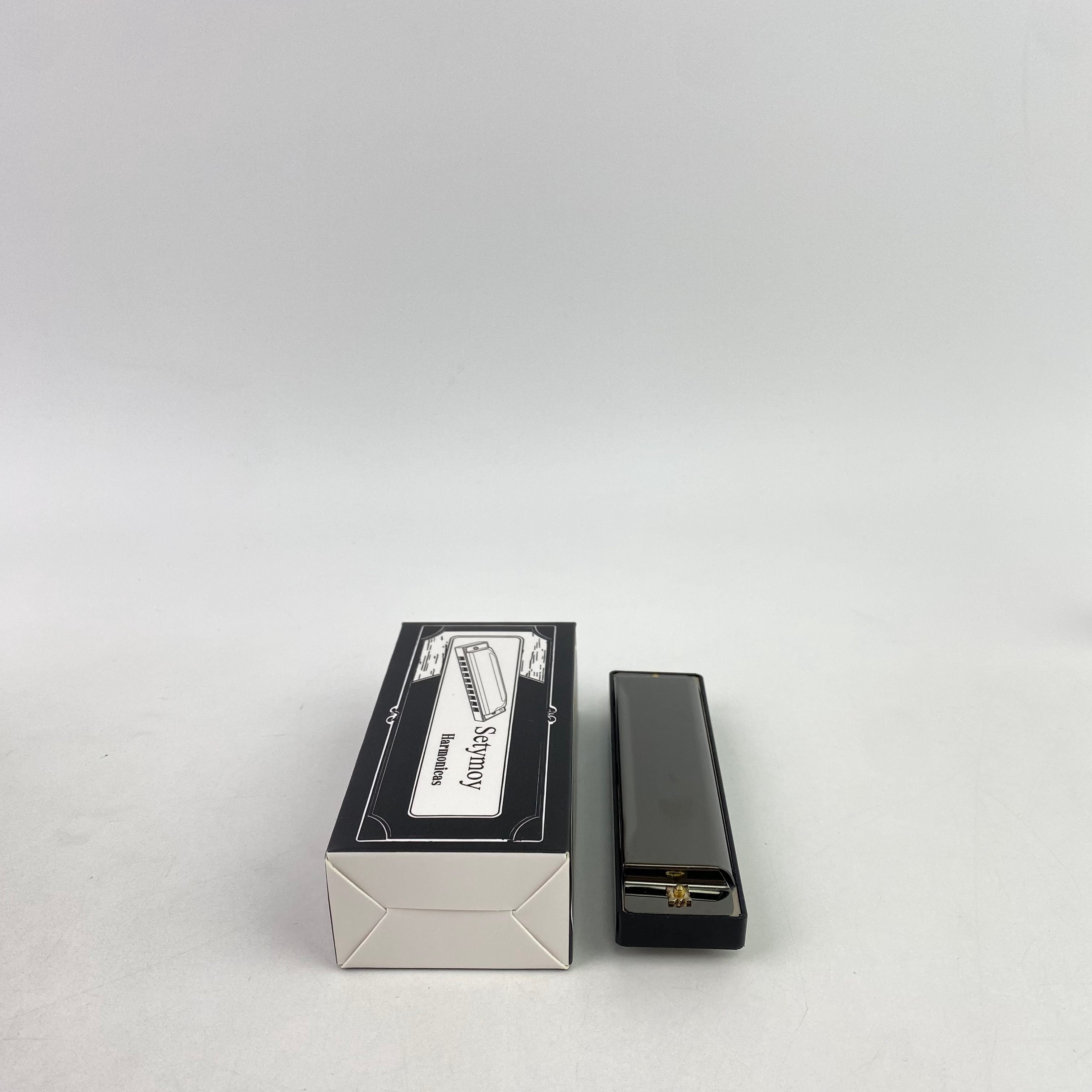 Setymoy Harmonicas,Harmonica Mouth Organ Harp 10 Hole C Key, Diatonic Harmonica for Beginner, Professional Player, Students gifts, Adult, Friends, Gift Silver
