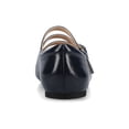 thumbnail image 3 of Journee Womens Darlin Multi Strap Square Toe Dress Flats, Widths Available, 3 of 9