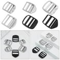 thumbnail image 5 of DIY Shoulder Bag Strap Part Luggage Hardware Backpack Straps Buckle Slider Loop Backpack Accessories Slider Adjust Buckle BLACK C-25MM, 5 of 8