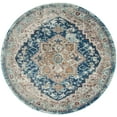 thumbnail image 2 of SAFAVIEH Aria Rionach Oriental Area Rug, Blue/Beige, 6'5" x 6'5" Round, 2 of 6