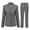 Gray, variant on Women's 2 Piece Suit Set, Slim Fit Business Casual Blazer and Straight Pants for Office Work Professional Interview Outfits