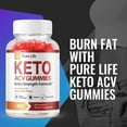 thumbnail image 2 of (5 Pack) Pure Life Keto ACV Gummies - Supplement for Weight Loss - Energy & Focus Boosting Dietary Supplements for Weight Management & Metabolism - Fat Burn - 300 Gummies, 2 of 7