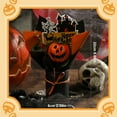thumbnail image 3 of XIEULQP Halloween Pumpkin Flower Bouquet: Artificial Forever Flowers with Pumpkin Ghost Eucalyptus Puff for Halloween Decoration, Home Decor, Party, 3 of 6