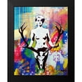 thumbnail image 2 of AbcArtAttack 12x14 Black Modern Framed Museum Art Print Titled - Racked, 2 of 5