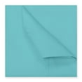 thumbnail image 2 of Kathy Ireland 300 Thread Count Organic Cotton Percale Sheet Set - 4 Colors - Aqua - Queen, 2 of 5