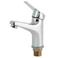 thumbnail image 2 of G1/2in Copper Single Hole Single Handle Hot Cold Water Tap Faucet for Bathroom Kitchen, 2 of 8