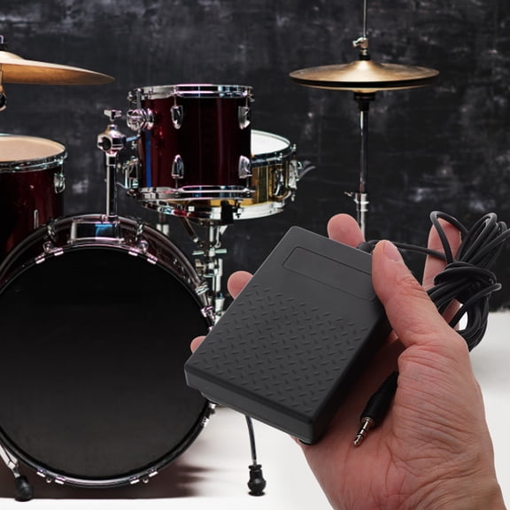 Supvox Universal Sustain Pedal with Midi Keyboard Cord for Digital Piano Music Equipment