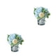 thumbnail image 2 of Yuarrent 2 pack/lote flores artificiales en jarrón aspecto realista elegante durabilidad fácil Type8 NO8, 2 of 6