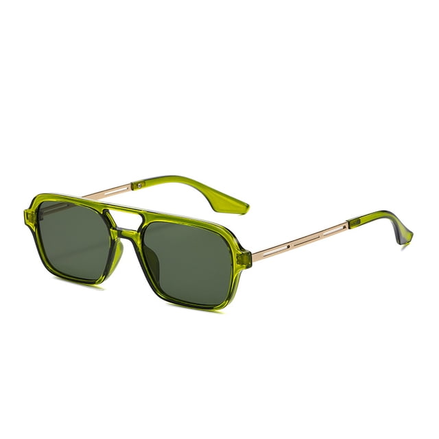 Gafas de sol con montura grande, de doble haz y sencillas, con tendencia de moda para hombre, que cambian de color