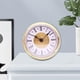 thumbnail image 4 of de Reloj de Clásico Blanca Borde Dorado Cabeza de Reloj de Pared forma forma forma de 80 Mm, 4 of 9