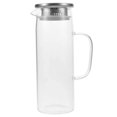thumbnail image 4 of Glass Juice Pitcher Transparent Water Pitcher Glass Water Kettle Clear Water Kettle with Filter Lid, 4 of 4